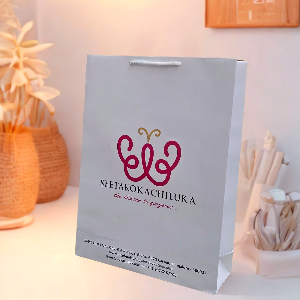 Customized Butterfly Logo Paper Bag image 4