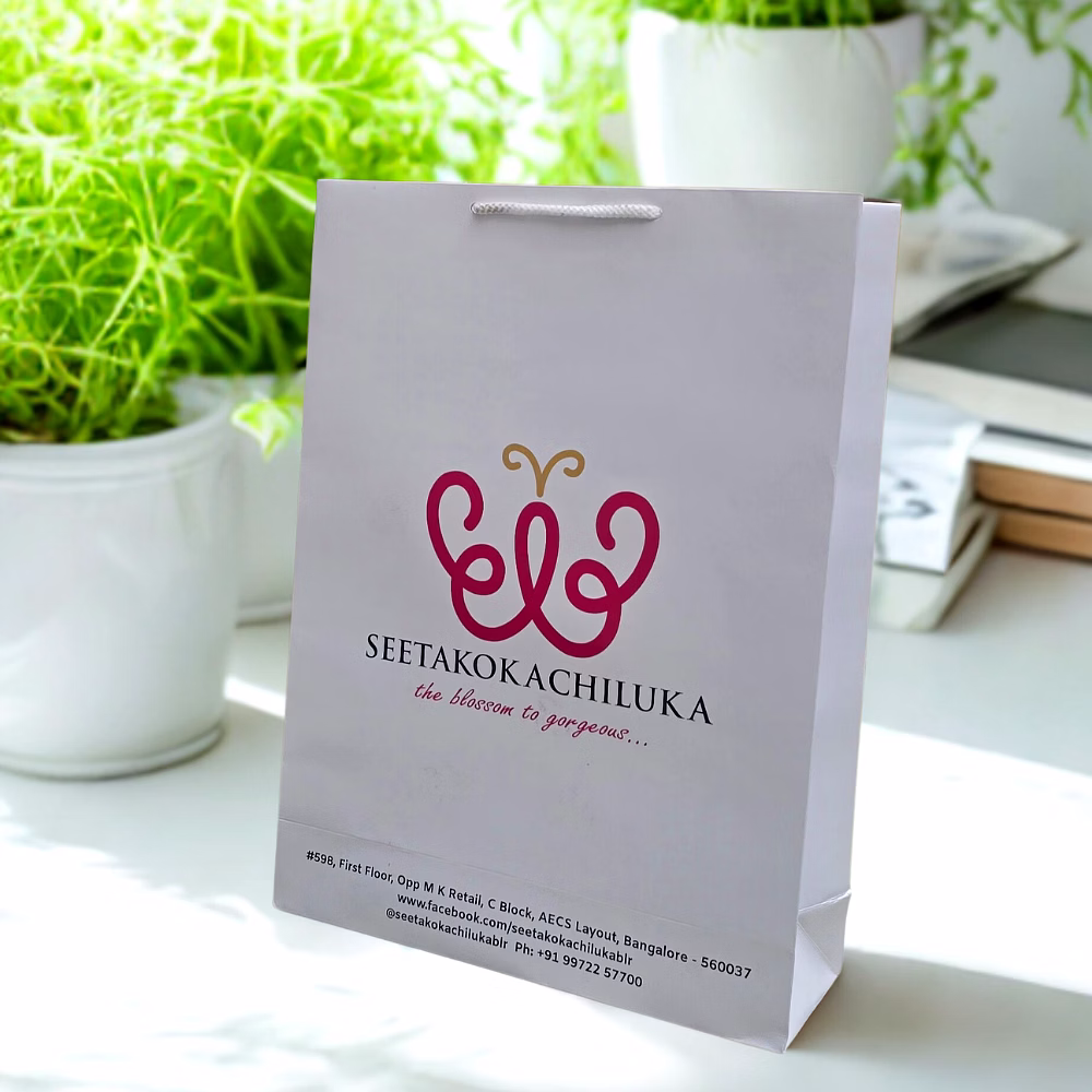Customized Butterfly Logo Paper Bag image 5