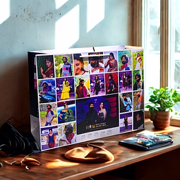 customized photo collage print paper bag