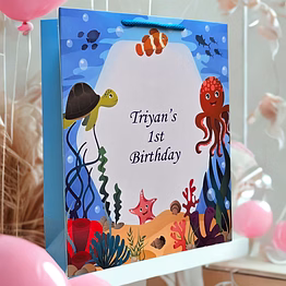 customized birthday return gift bags