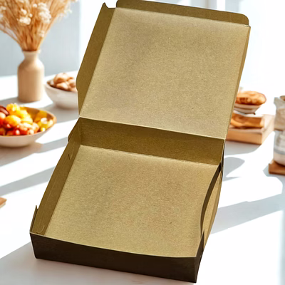 custom kraft foldable packaging box