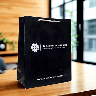 custom branded paper bag