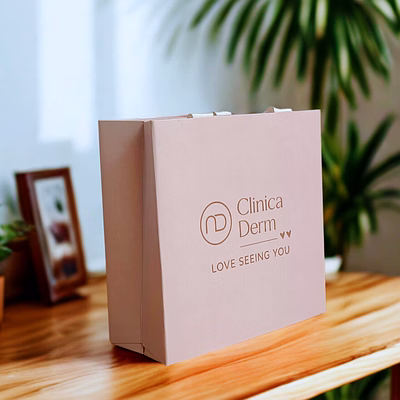 custom ribbon handle paper bags