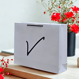 premium quality white paper bags
