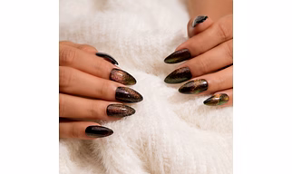Cat Eye Nails Presson Nails Set