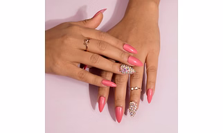 Diamonds are my best friends Press on Nails with Kit