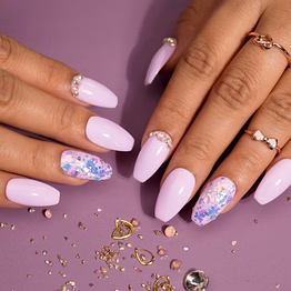 nailknack - presson nails wedding pastels stick on nails set