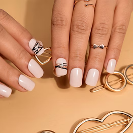 nailknack - presson nails glittery girl on point press on nails set