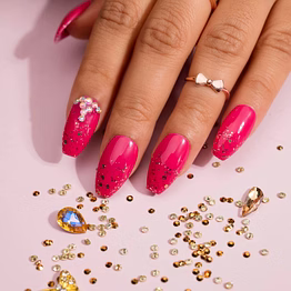 nailknack - presson nails dark raspberry wedding perfect presson nails