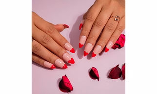 I Heart U Presson Nails Set