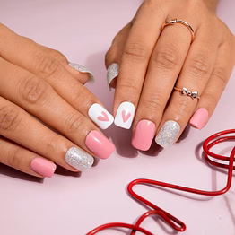 nailknack - presson nails cute pink artificial presson nails