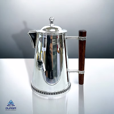 silver water jug