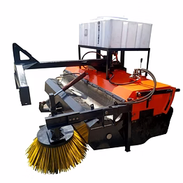 tractor mountable hydraulic road sweeper