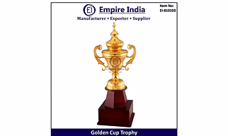Classic Golden Cup Trophy, Premium Metal Award Cup Manufacturer, Empire India Moradabad