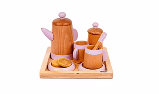 Wooden Tea Set Toys (10 Pcs)