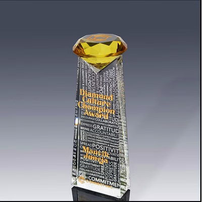 diamonite crystal award