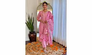 ÍHQÈT- Indian Stylish Kurtis Set Cotton Blend
