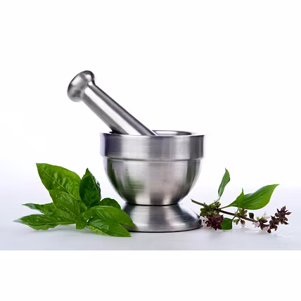 Stainless Steel Mortar &amp; Pestle-12727069