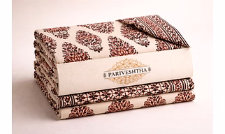 Bagh Print Cotton Fabric - Hand Block Printed Natural Dyes