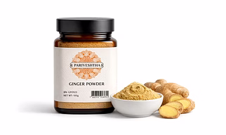 Premium Ginger Powder - High Pungency, Natural Drying, Hygienically Ground Spice Powder