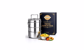 Premium Stainless Steel Lunch Box/Tiffin - Durable & Hygienic