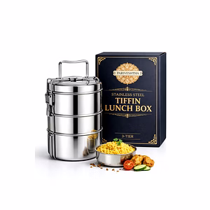 Premium Stainless Steel Lunch Box/Tiffin - Durable & Hygienic