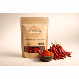 premium sun-dried red whole chillies - deep red color, high heat