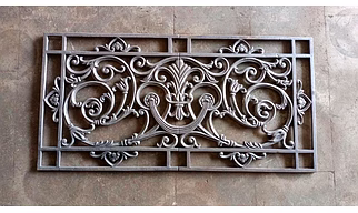Cast iron railing