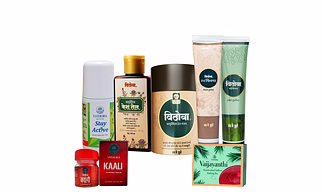 Vithoba All in one Pack - Hair oil + Pain oil + Kaali Balm + Manjan 80g + Vaijayanthi Soap + Rootfix 150g + Premium 150g