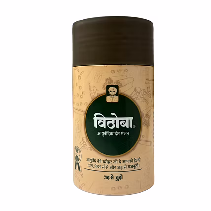 Vithoba Ayurvedic Dant Manjan 200g | Dant Manjan For White Strong Teeth &amp; Refreshing Breath |-MANJAN-200g