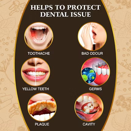 Vithoba Ayurvedic Dant Manjan 200g | Dant Manjan For White Strong Teeth &amp; Refreshing Breath |-1