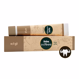 vithoba herbal rootfix toothpaste 80g | toothpaste for white strong teeth & refreshing breath |
