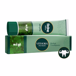 vithoba premium toothpaste | herbal tooth whitener for oral health with natural herbs |150g pack 2 |