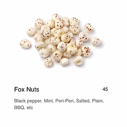 kira fox nuts (makhana)