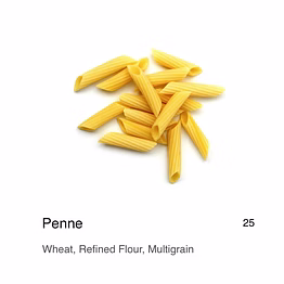 kira pasta (penne, fusilli, rigatoni,)