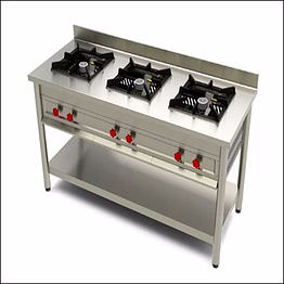 my ideas three burner cooking range