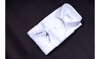 High quality cotton self designed white shirts