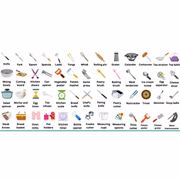 kitchenware and storage items