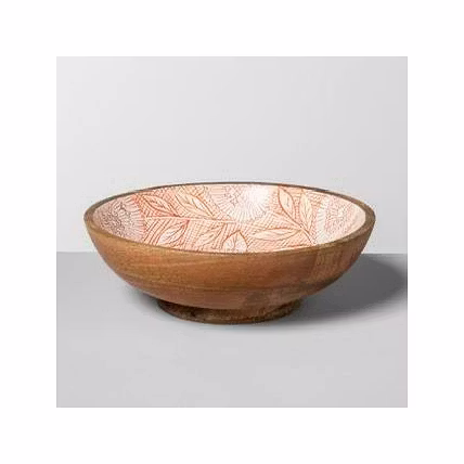WOODEN SEVRVING BOWL-1