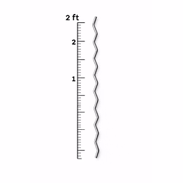 ss zig zag strip -2ft long