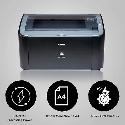 Canon LBP2900B Single Function Laser Monochrome Printer-3