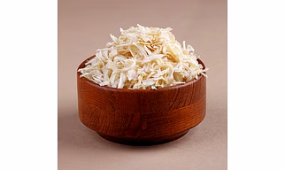 Dehydrated white onion