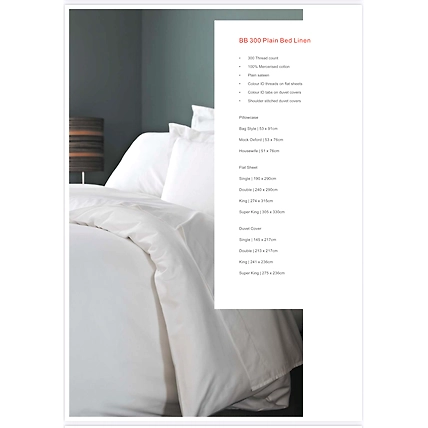 White bed sheets-1