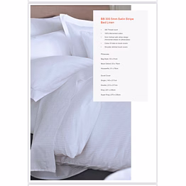 white bed sheets