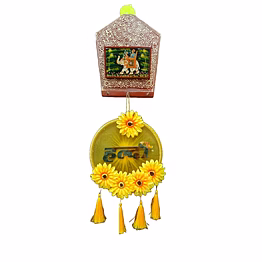 sunflower net ring for haldi mehendi ceremony