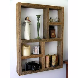 "solid wood bookshelf – handcrafted rustic bookcase for home & office, sturdy & spacious storage for books & decor"