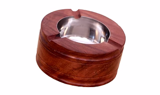 "Handcrafted Wooden Ashtray – Natural, Durable, and Eco-Friendly Smoking Accessory with Deep Ash Reservoir"