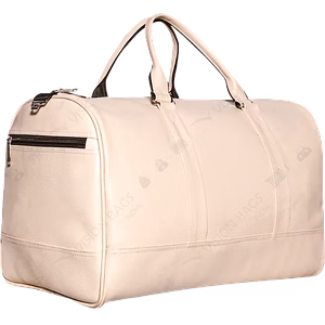 Faux Leather Duffel Bag | Sophisticated faux leather duffle bag, designed for both style and function
