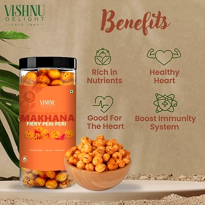 Flavored Makhana – Lime Peri Peri 90gm Jar-8