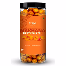 flavored makhana – lime peri peri 90gm jar